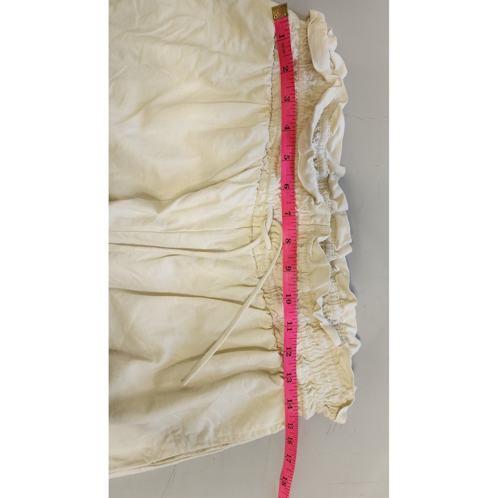 Anthropologie Wide Leg Pants Womens S Cream Good - Picture 3 of 7